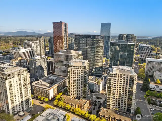 In the heart of the city.