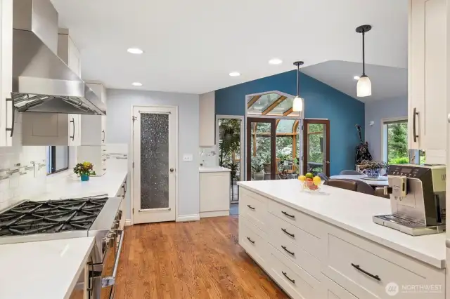Blue Star, Miele, Wine fridge, mulitple ovens!!