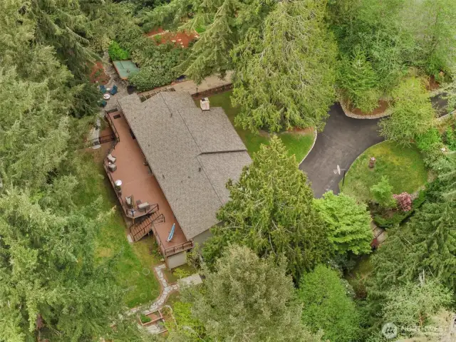 A stunning shy acre property!