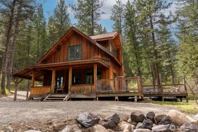Farmhouse tucked in the trees—blending rustic charm with steady income potential