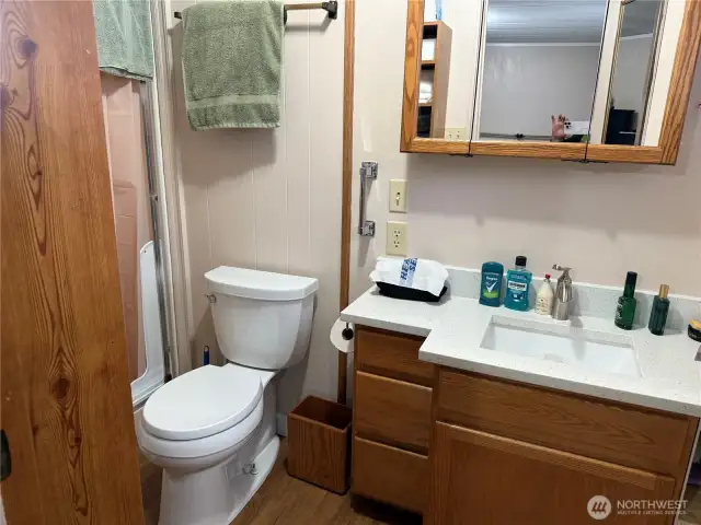 Updated vanity and counter tops