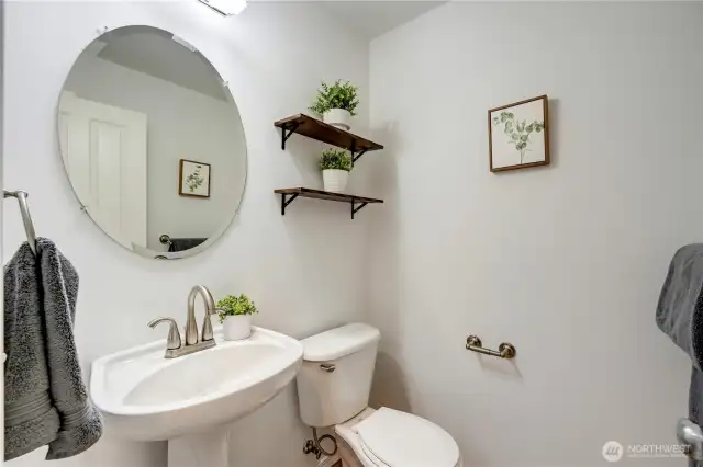 Half Bath on Main Floor