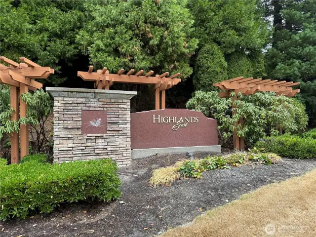 Highlands East Community Sign