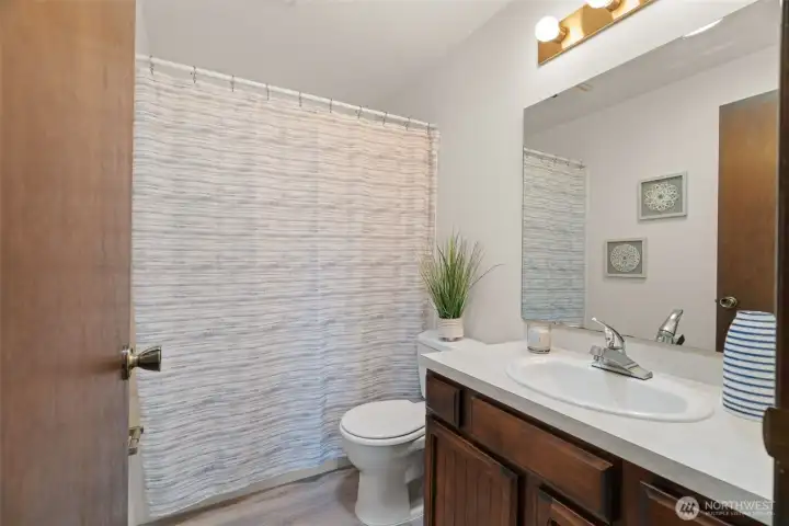 Hall bath.