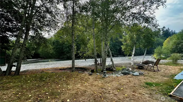View of Dosewallips river from property