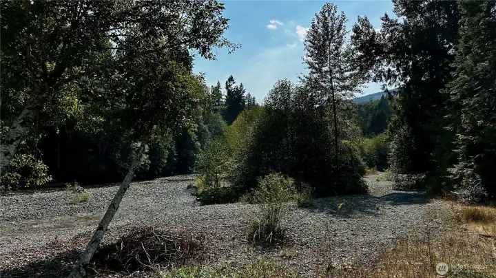 Second lot, mostly untouched riverfront