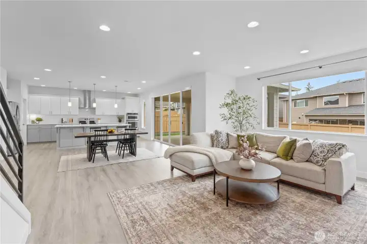 Home was freshly painted.