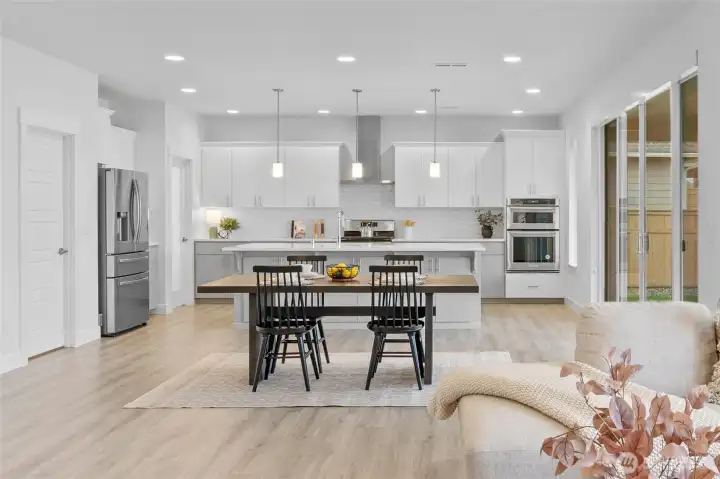 Dreamy, light & bright kitchen with cabinet space for days!