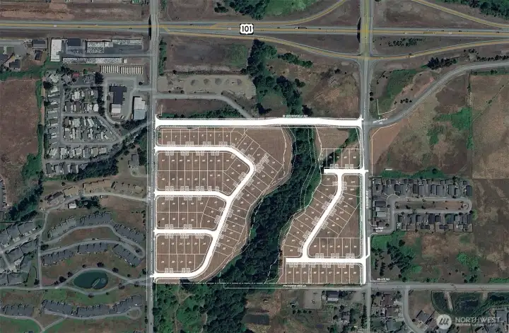 Bell Creek - 104 single family lots with engineering approval (2 phases) in Sequim, WA