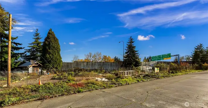YORK Community Garden abuts southside of the home