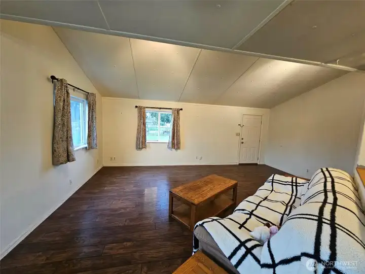 Bright and open living room.