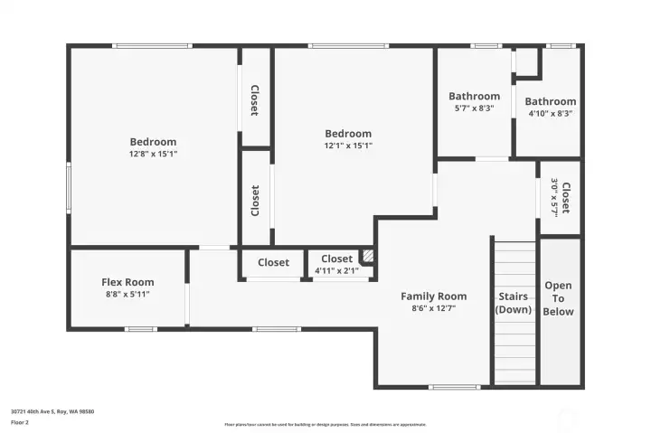 floorplan second floor