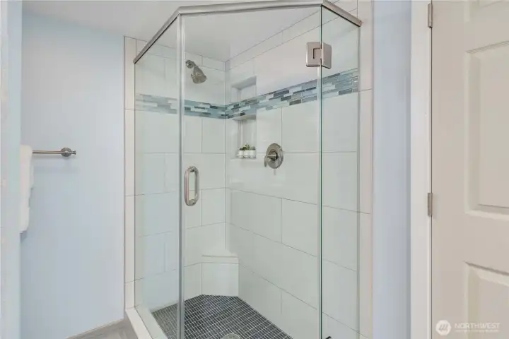 Basement shower