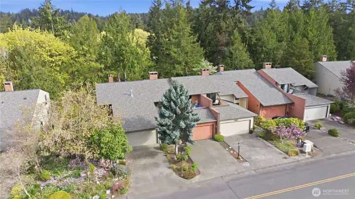 Last Unit and driveway on the Left. End Unit privacy!