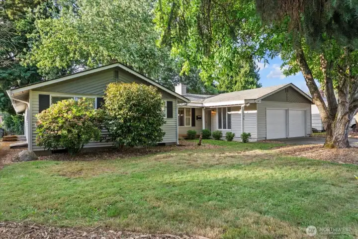 Large lot with nice curb appeal.