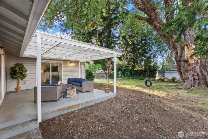 Large lot for you to add on and create a great outdoor space.