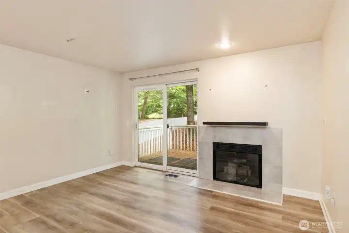 Family Room With fireplace Family Room With fireplace