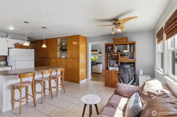 Kitchen with eating space