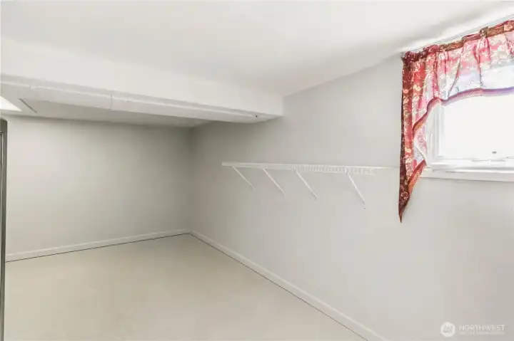 Basement bedroom