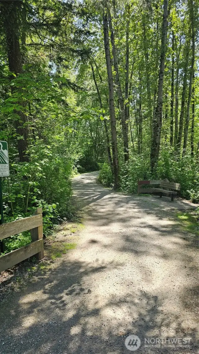Local Trails right from the complex