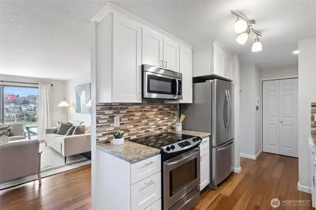 Lots of natural light throughout the spaces.