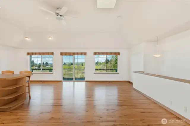Upon entering front door enjoy this light & bright living space.