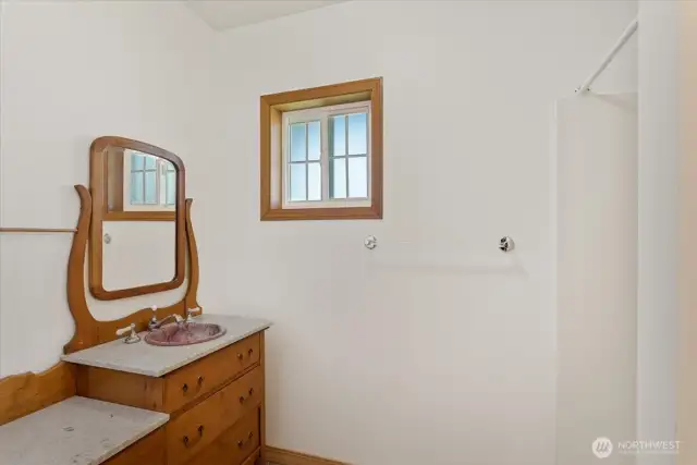 3/4 bathroom on main floor