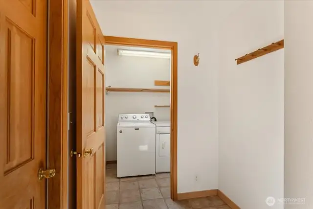 Utility room on main floor.