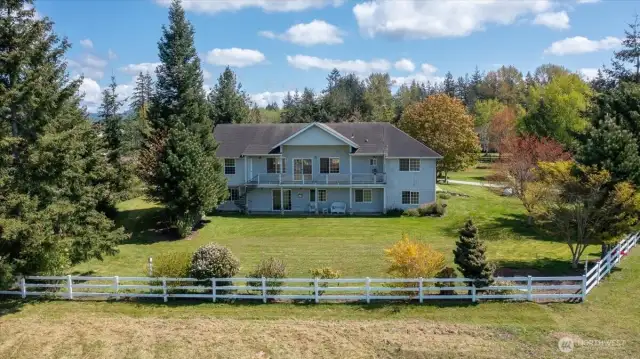 View of the house as you drive up.