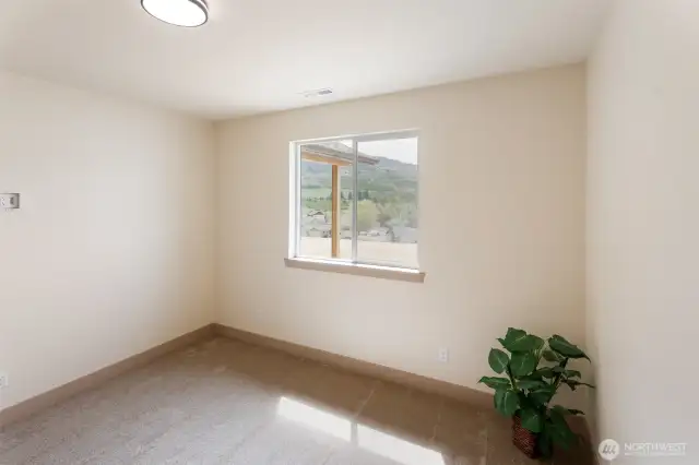 nice views from bedroom 1, rear of home