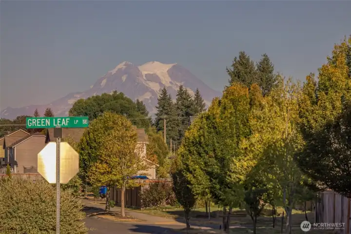 Enjoy the best parcel in the neighborhood with Mountain View’s from the porch, dining room, and two bedrooms.
