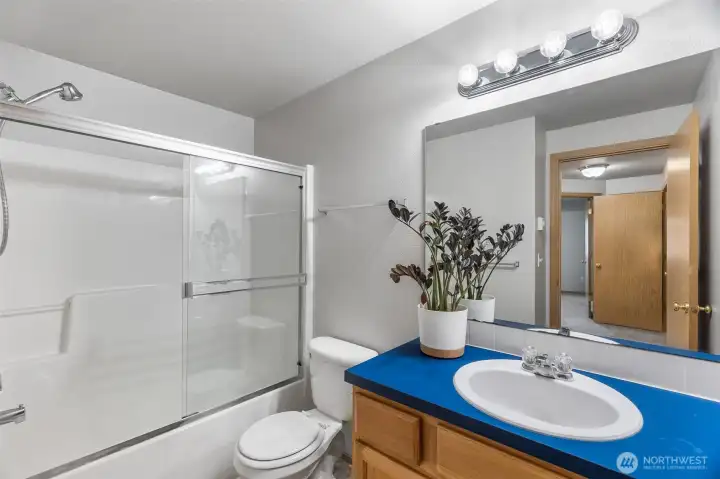 Hallway bathroom
