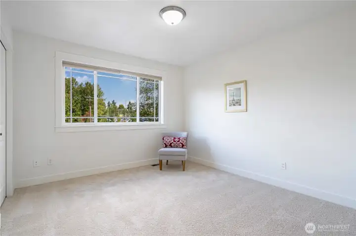 Bright and inviting secondary bedroom