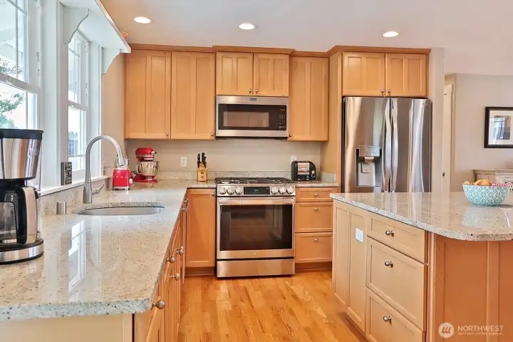 New SS appliances.