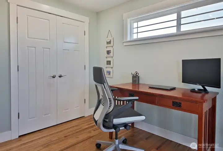 2nd bedroom has a large closet.