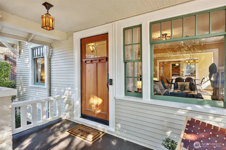 Fresh & bright with new exterior paint.