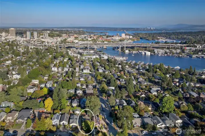 Minutes from Google, UW, Seattle Children's, Amazon, Fred Hutch, Fremont, Ballard, & more.