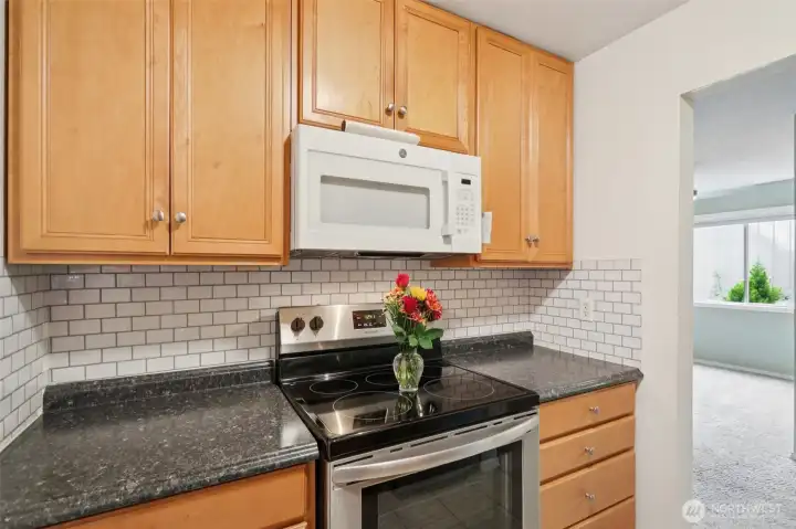 Kitchen Open to Dining Area