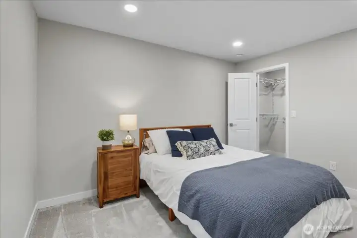 Primary Bedroom with walk-in closet