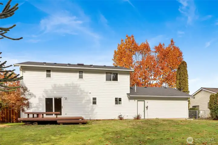 Situated on a 1/4 acre lot...