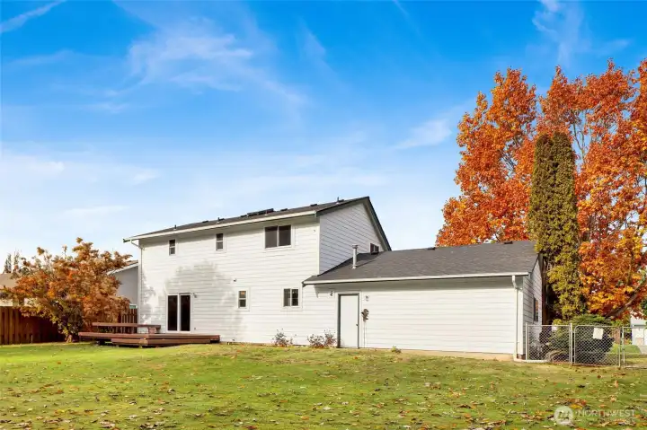 You'll particularly appreciate the triple pane windows!