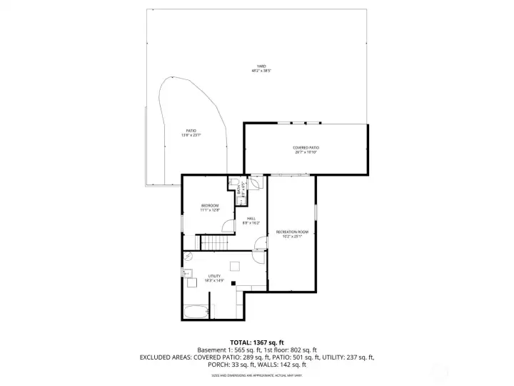 Floor Plan - Downstairs