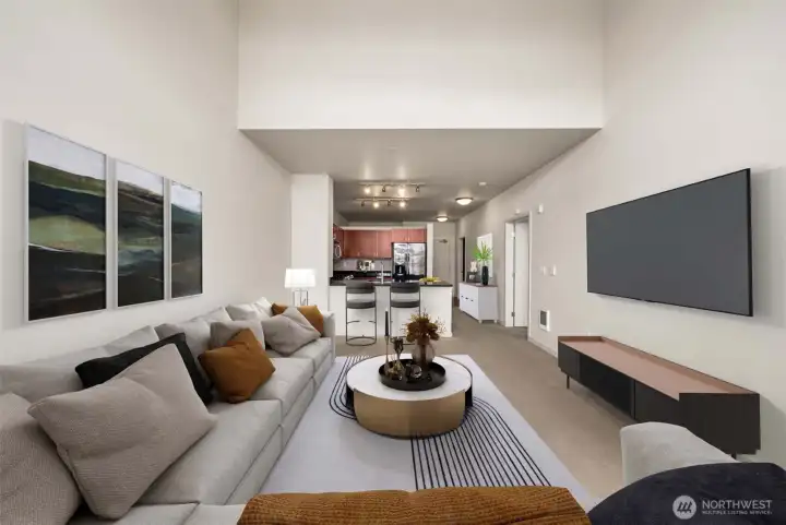 VIRTUALLY STAGED -   Cozy and comfortable