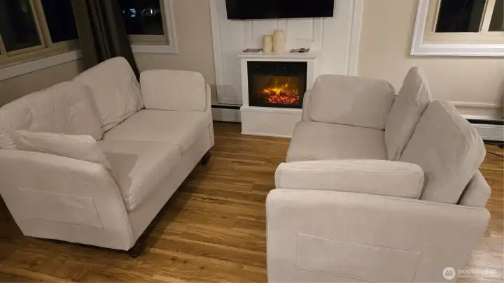 All furnishings included. Living room includes a Murphy Bed for extra options.