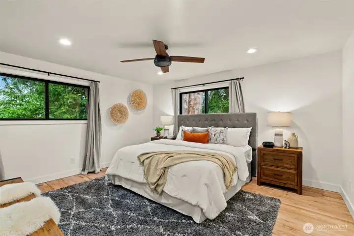 Main floor primary suite.