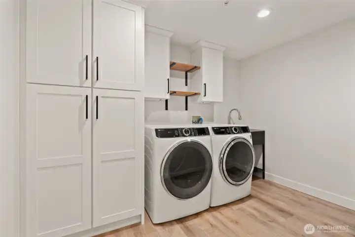 Laundry area.