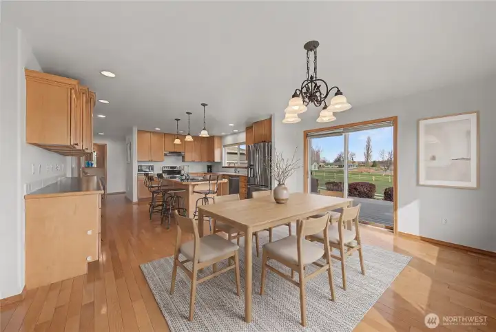 Dining room. Virtually staged