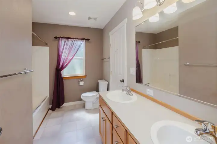Continental bathroom