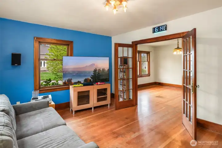 French Doors Enter To Dining Room.