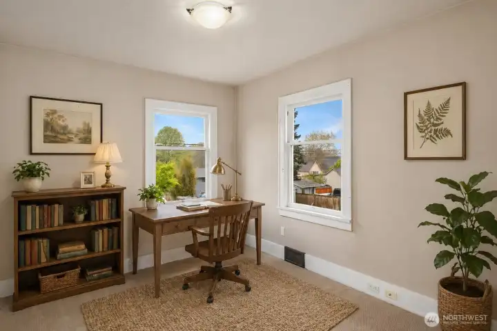 Bedroom #2 on Main. Virtually Staged.